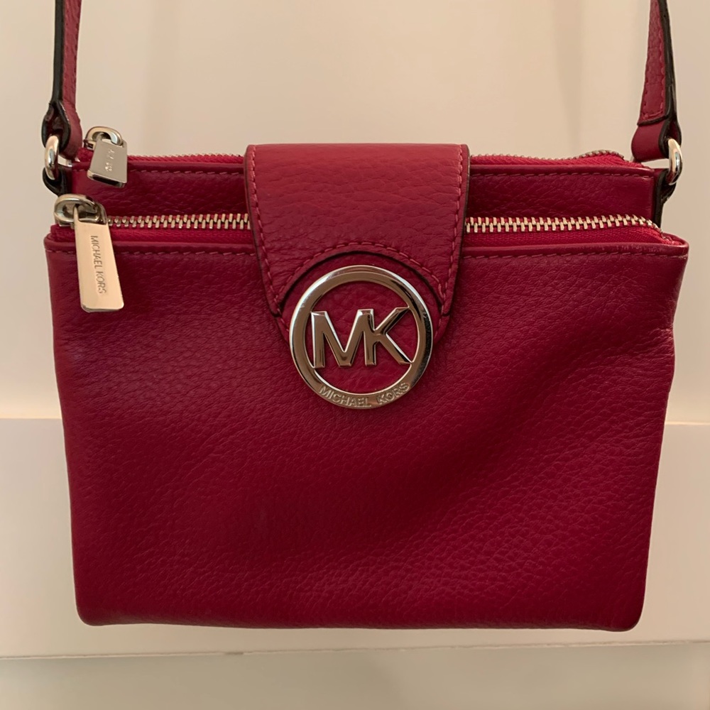 Michael Kors Raspberry Crossbody Bag